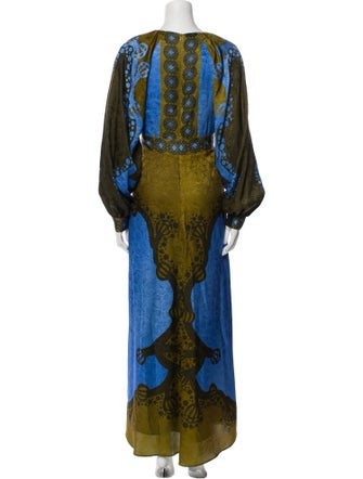 Beatriz Camacho Silk Long Dress