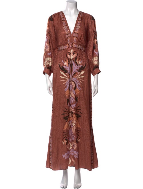 Beatriz Camacho Silk Long Dress