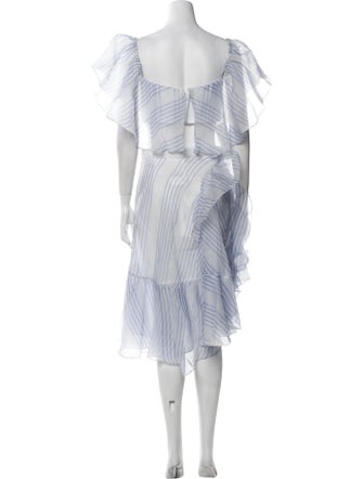 Beatriz Camacho Silk Striped Skirt Set