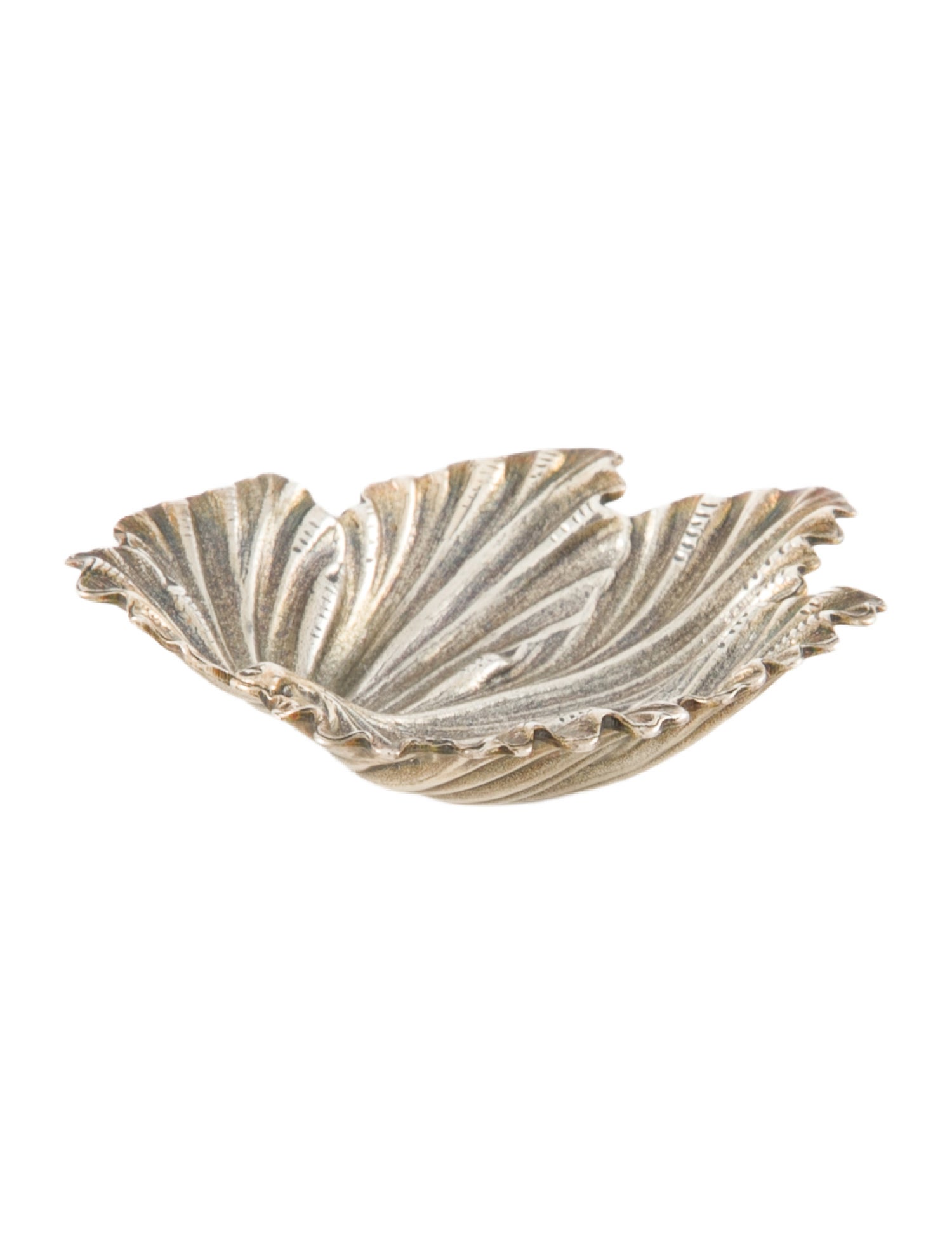 Buccellati Small Sterling Silver Acanthus Leaf Dish
