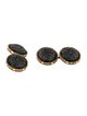 Buccellati 18K Ruby, Sapphire & Emerald Cufflinks w/ Tags