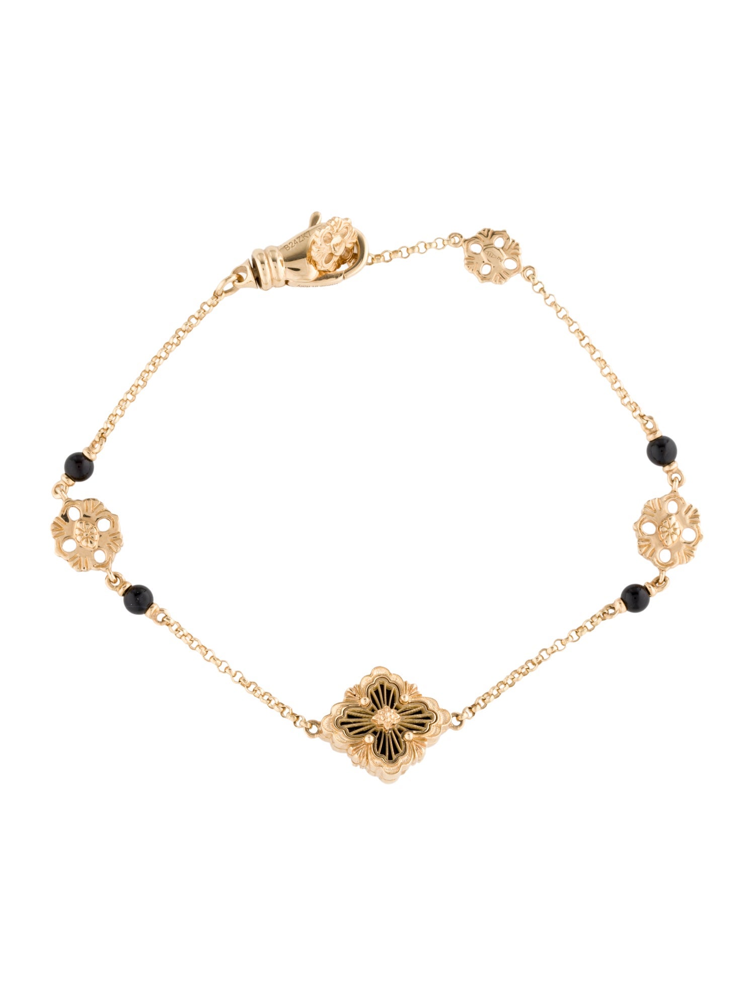 Buccellati 18K Onyx Opera Tulle Station Bracelet