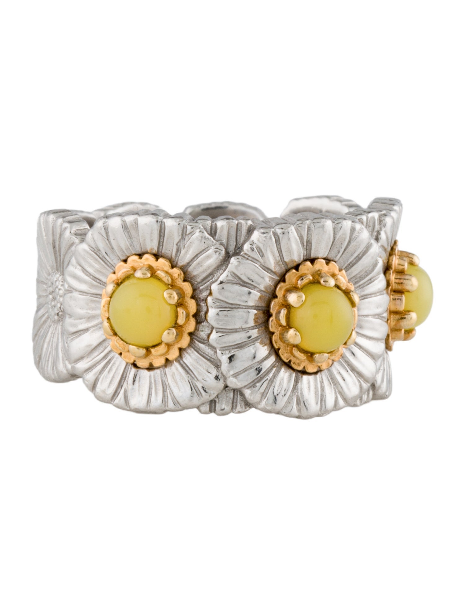 Buccellati Dyed Chalcedony Blossoms Eternelle Band