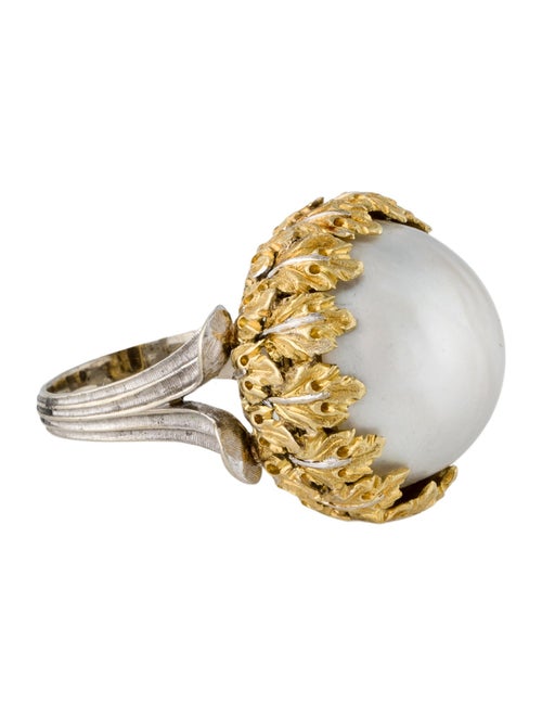 Buccellati 18K Pearl Cocktail Ring
