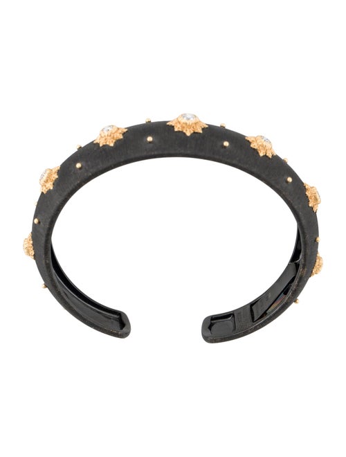 Buccellati 18K Diamond Marci Hinged Cuff Bracelet