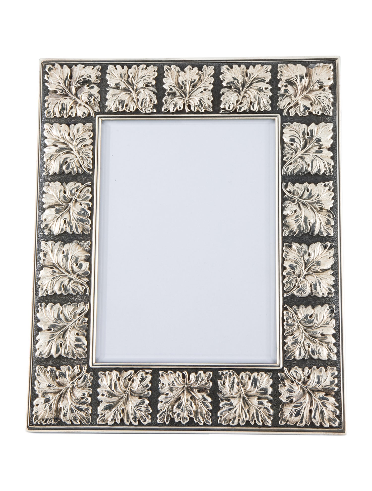 Buccellati Sterling Vine Leaves Picture Frame