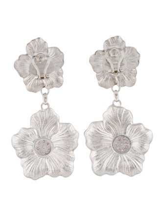 Buccellati Pink Sapphire Blossom Drop Earrings