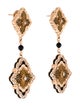 Buccellati 18K Onyx and Diamond Opera Tulle Drop Earrings