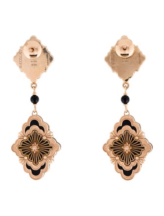 Buccellati 18K Onyx and Diamond Opera Tulle Drop Earrings