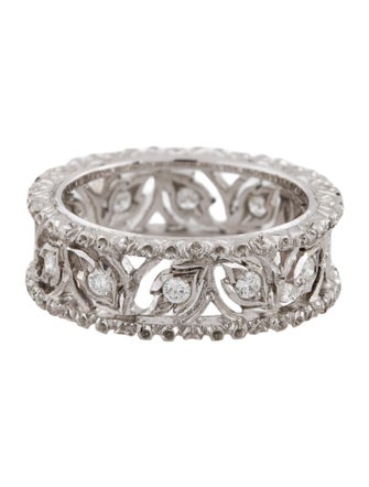 Buccellati 18K Diamond Ramage Eternelle Ring