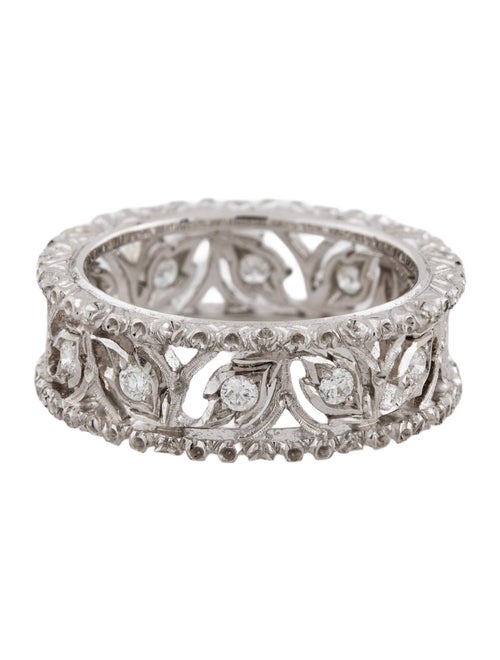 Buccellati 18K Diamond Ramage Eternelle Ring