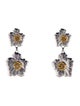 Buccellati Diamond Blossoms Drop Earclips