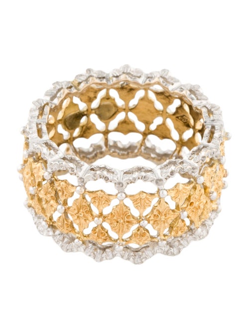 Buccellati 18K Two-Tone Band Ring