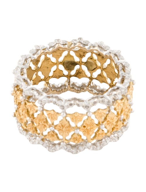 Buccellati 18K Two-Tone Band Ring