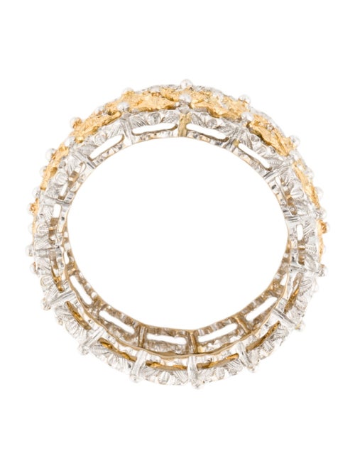 Buccellati 18K Two-Tone Band Ring