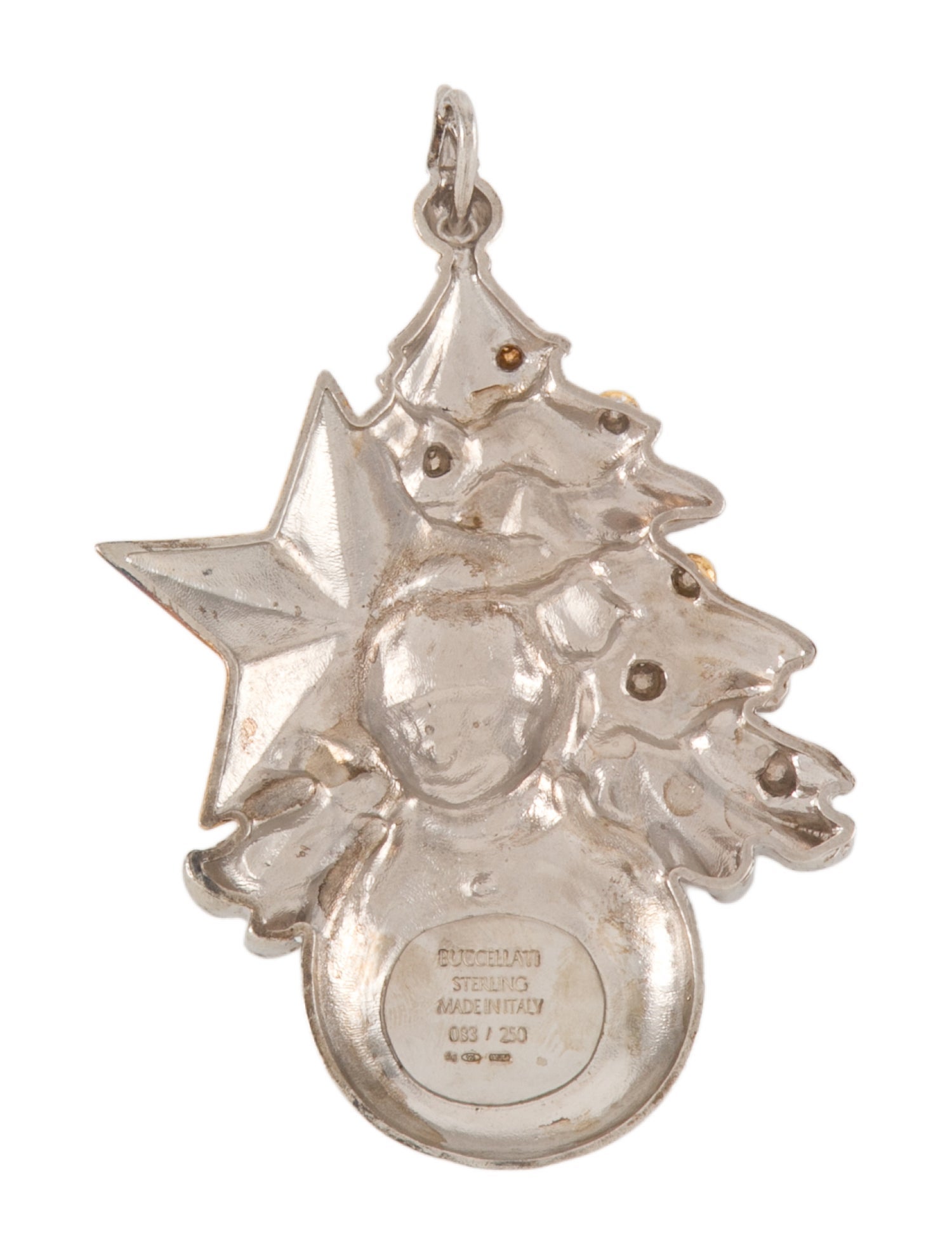 Buccellati Limited Edition Sterling & Vermeil Snowman Ornament