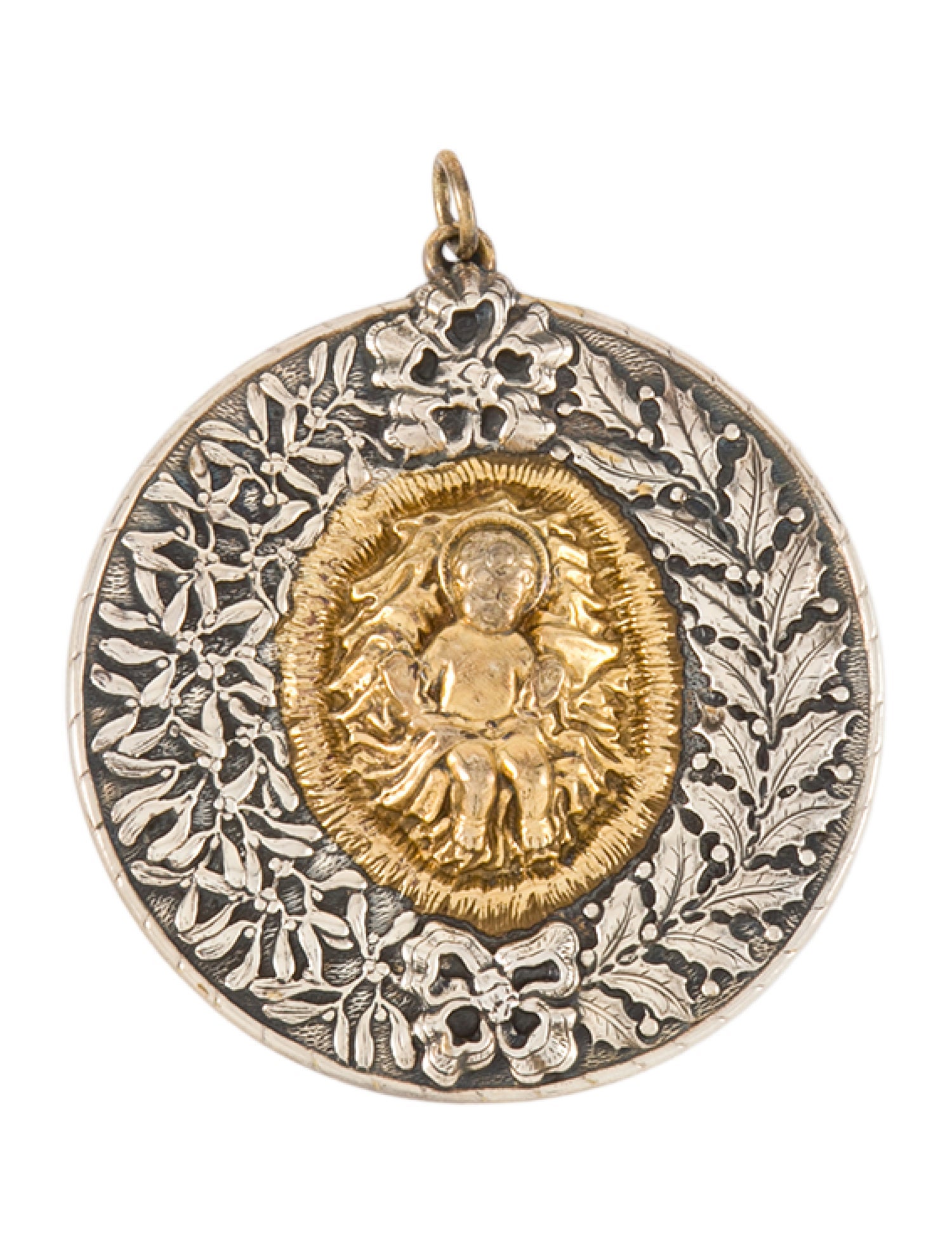 Buccellati Sterling & Vermeil Infant Jesus Ornament