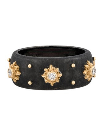 Buccellati 18K Diamond Macri Eternelle Ring