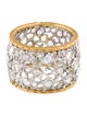Buccellati 18K Diamond Wide Band