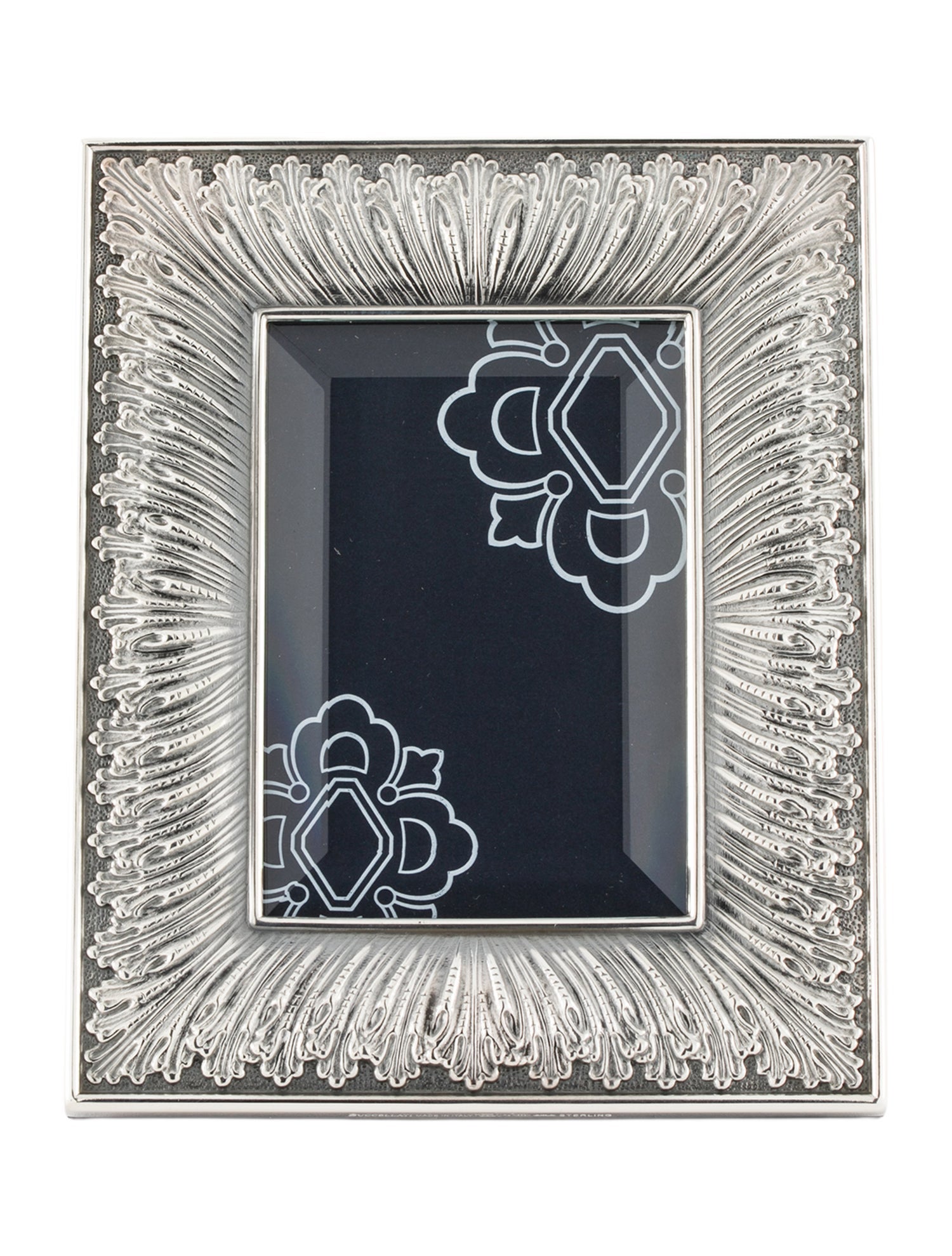 Buccellati Sterling Linenfold Picture Frame