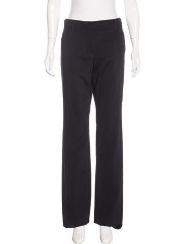 Burberry Prorsum Mid-Rise Flared Pants