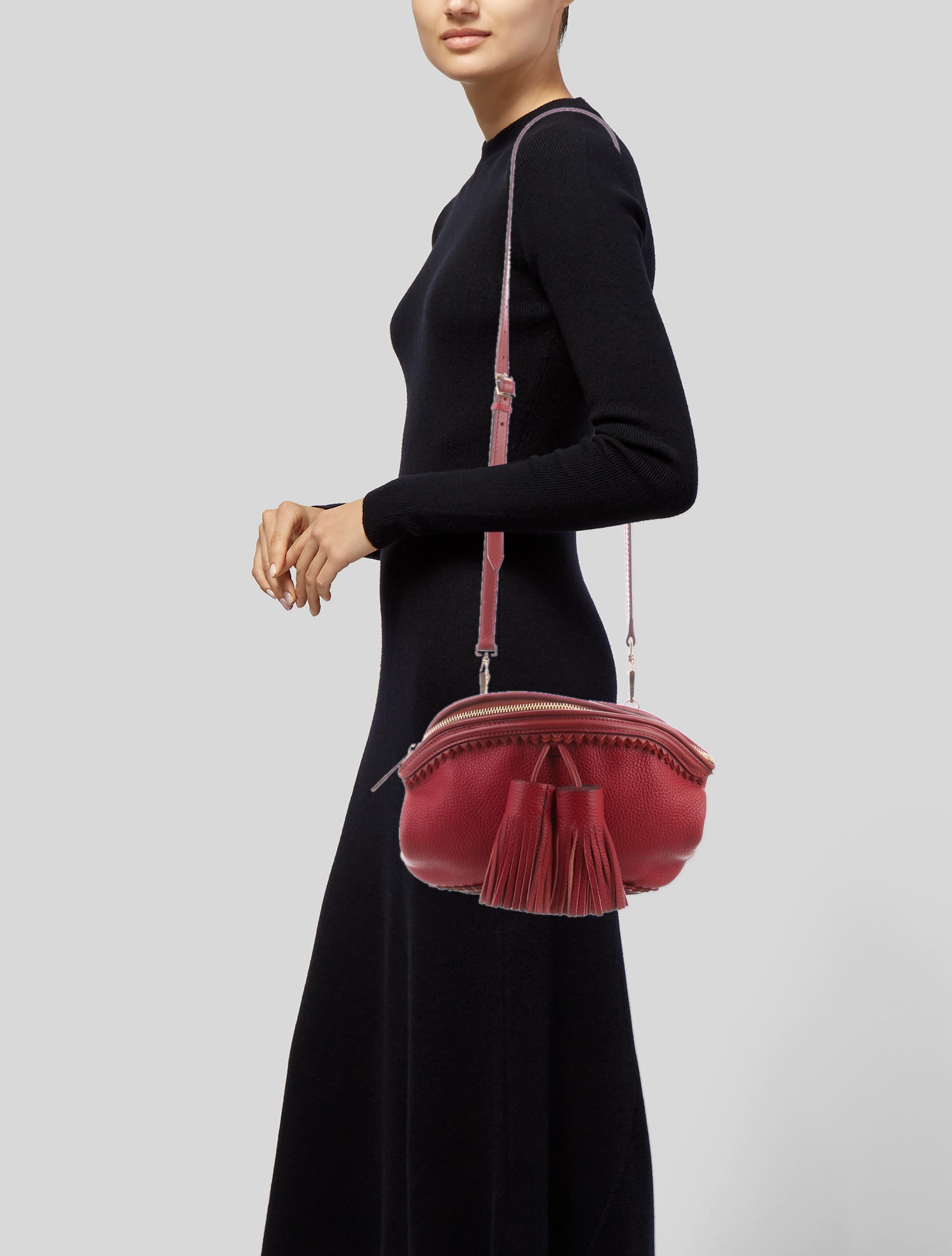 Burberry Prorsum Wilbur Crossbody Bag - Red Shoulder Bags