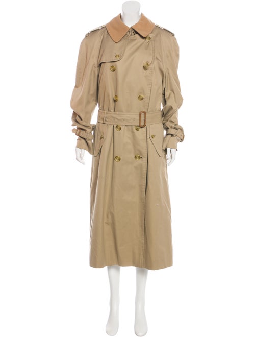 Burberry Prorsum Long Trench Coat Beige