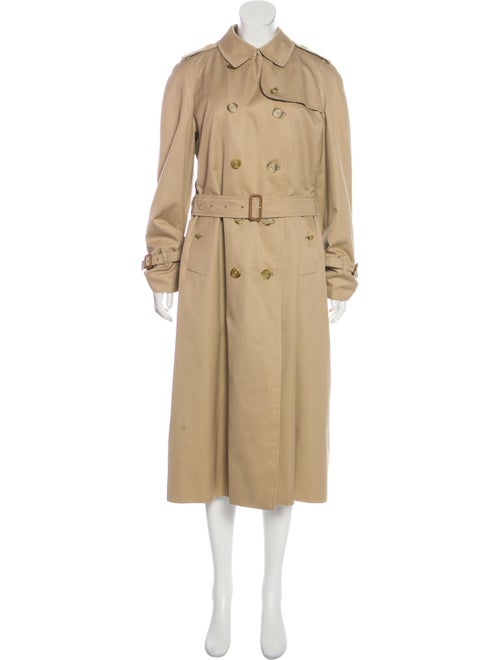 Burberry Prorsum Long Trench Coat Beige