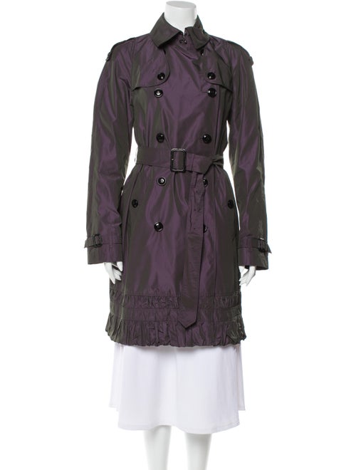 Burberry Prorsum Trench Coat Purple