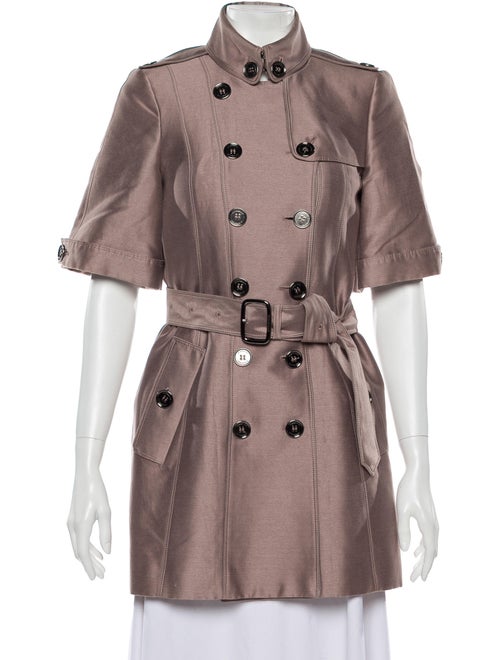 Burberry Prorsum Trench Coat Purple
