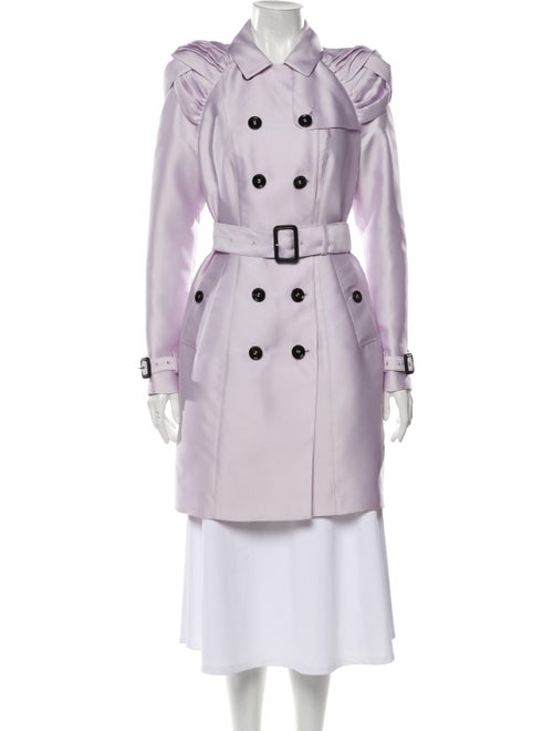 Burberry Prorsum Trench Coat Purple
