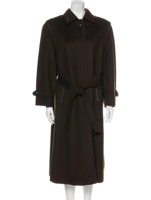 Burberry Prorsum Wool Trench Coat Wool