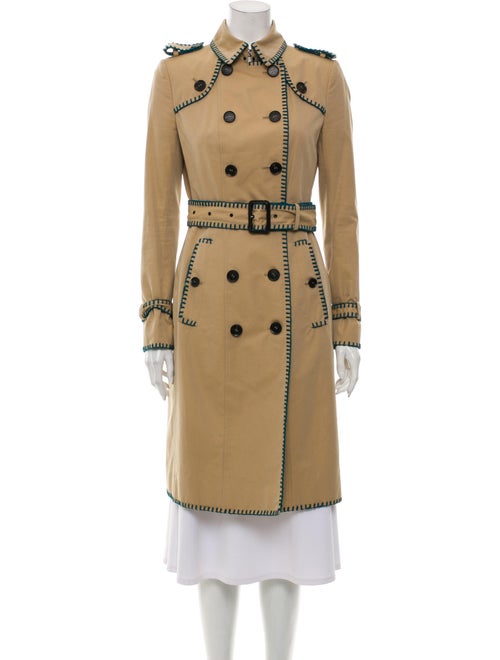 Burberry Prorsum Trench Coat Green