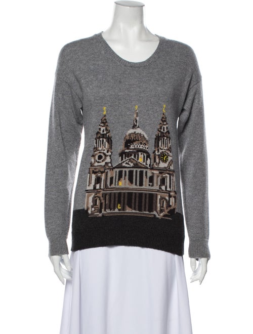 Burberry Prorsum Cashmere Intarsia Cashmere Sweate