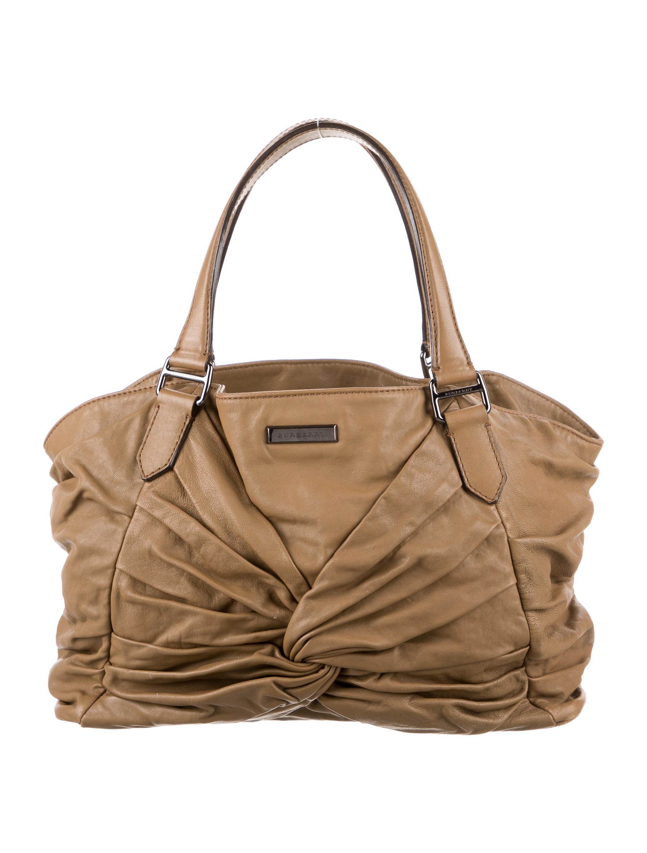 Burberry Prorsum Leather Shoulder Bag Brown Shoulder Bags, Handbags