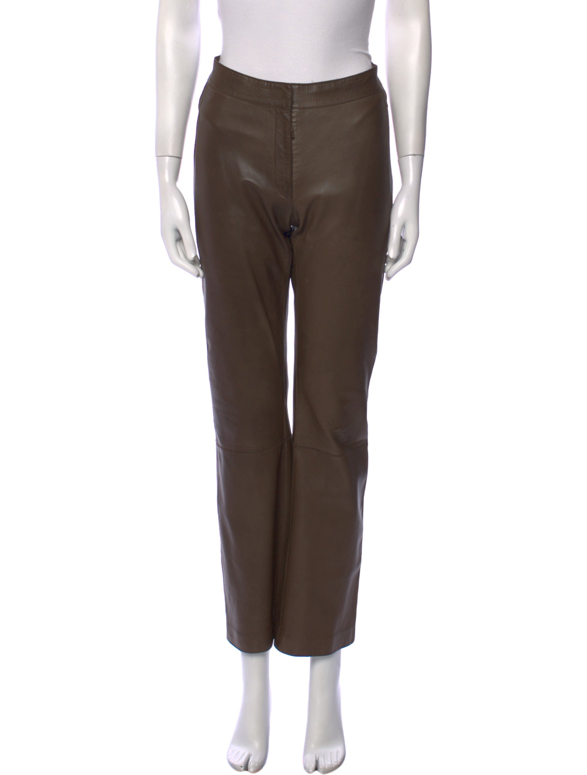 burberry prorsum leather biker trousers
