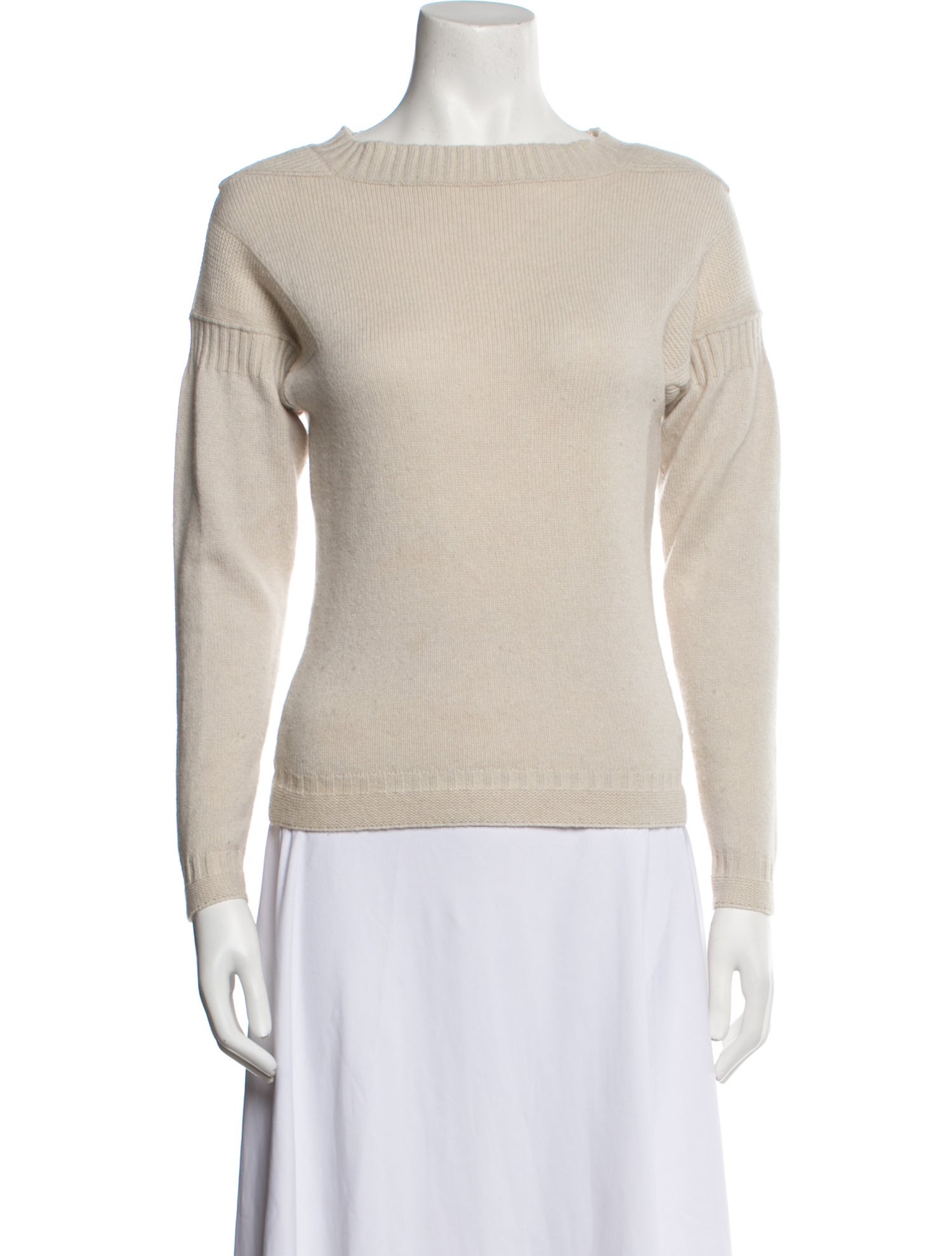 Burberry Prorsum Cashmere Bateau Neckline Sweater
