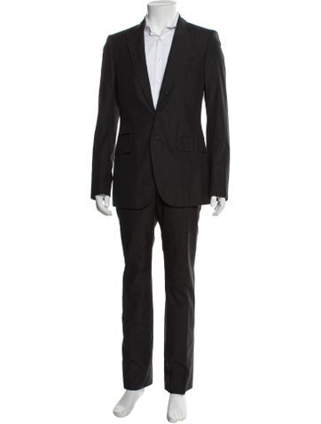 Burberry Prorsum Suiting Wool Striped Two-Piece Suit Us38, It48 | M