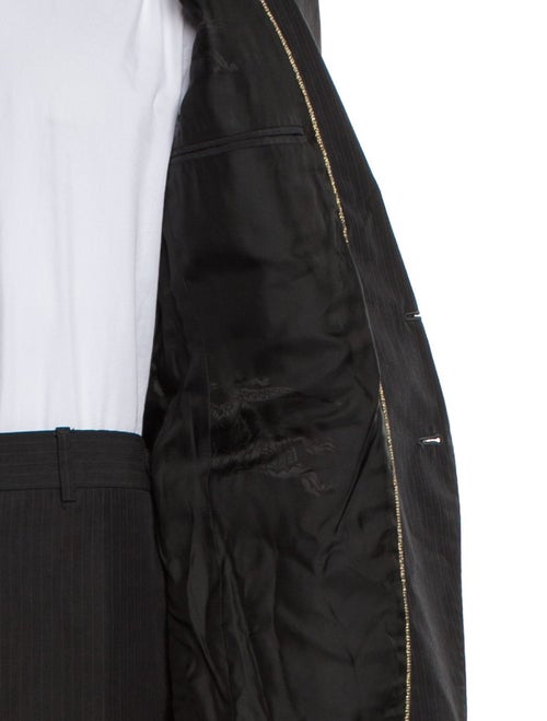 Burberry Prorsum Wool Striped Two-Piece Suit