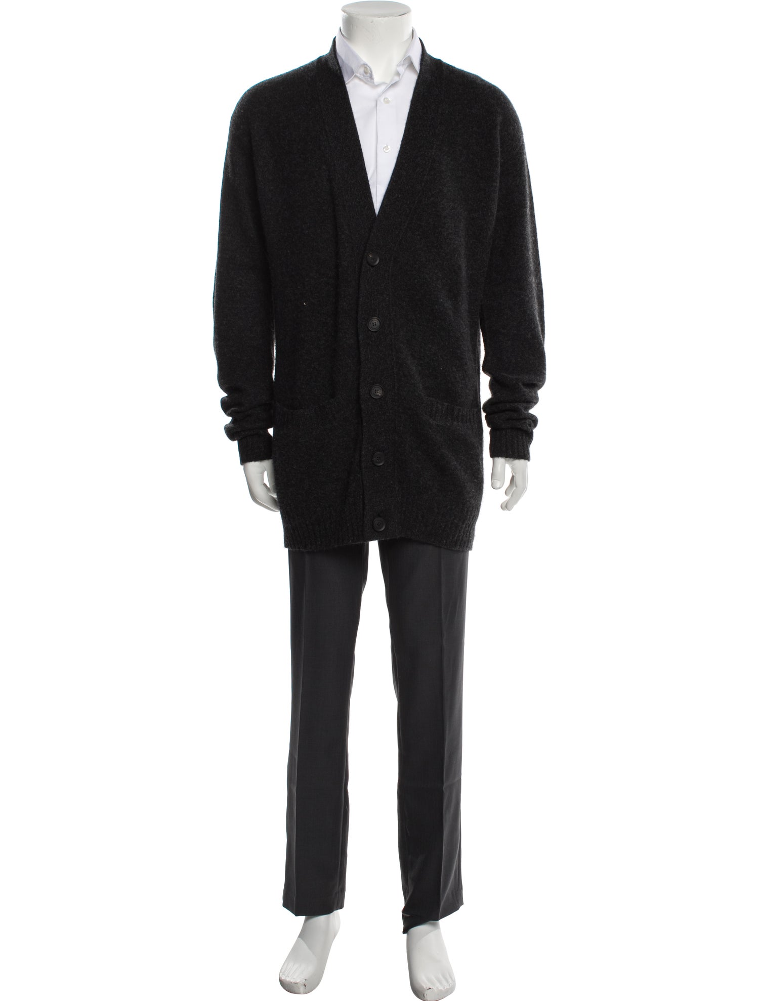 Burberry Prorsum Wool V-Neck Cardigan