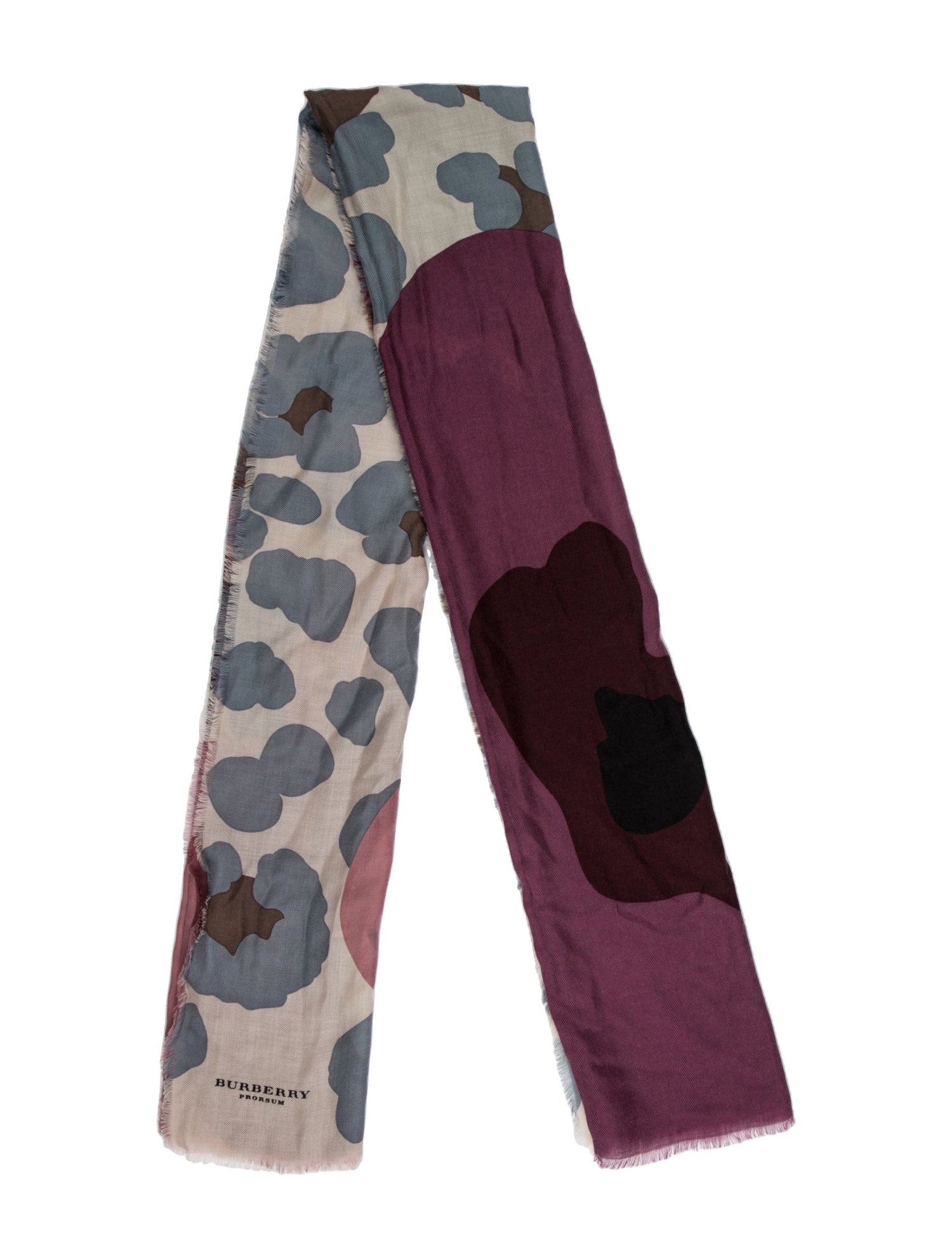 Burberry Prorsum Cashmere Printed Scarf