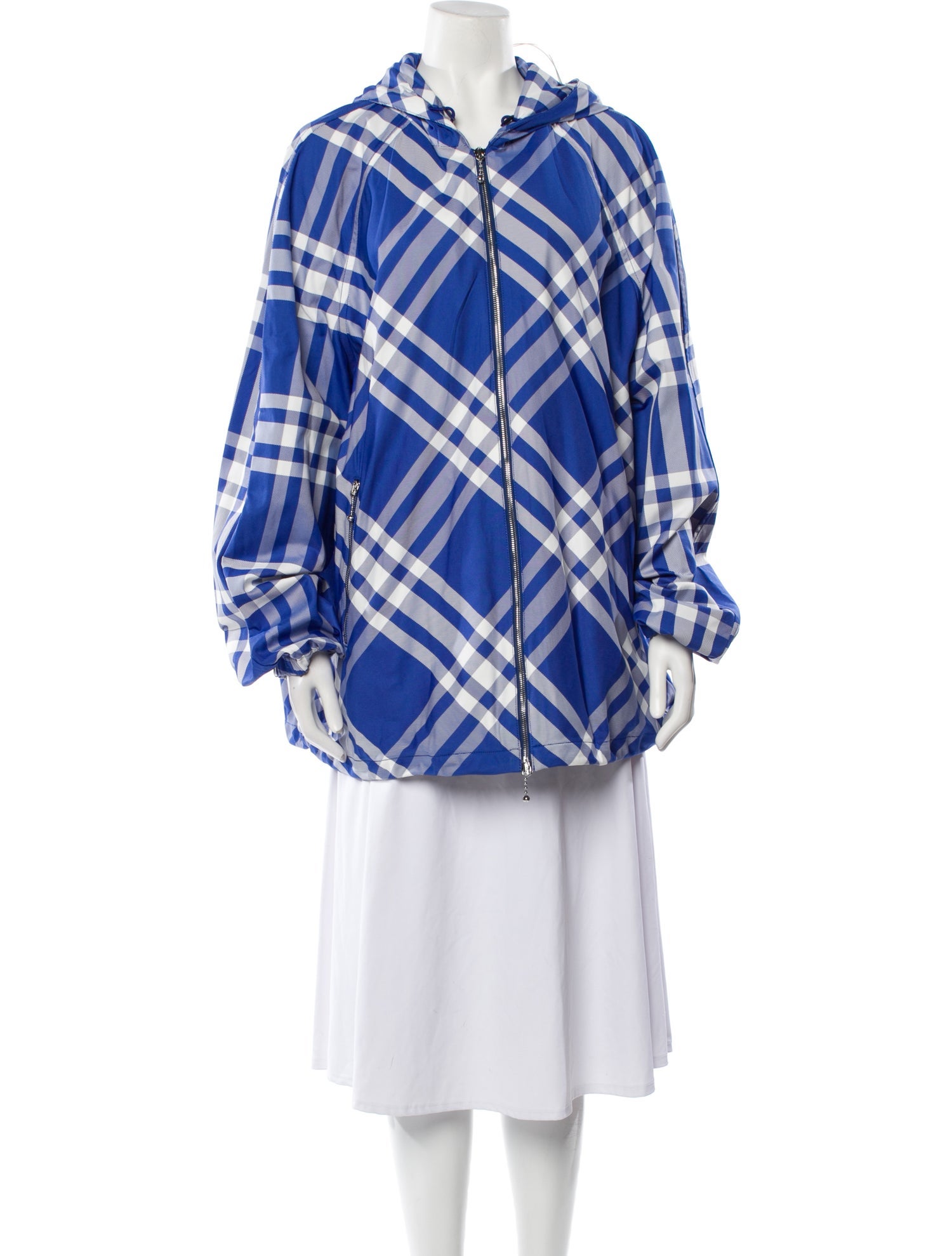 Burberry Plaid Print Jacket w/ Tags