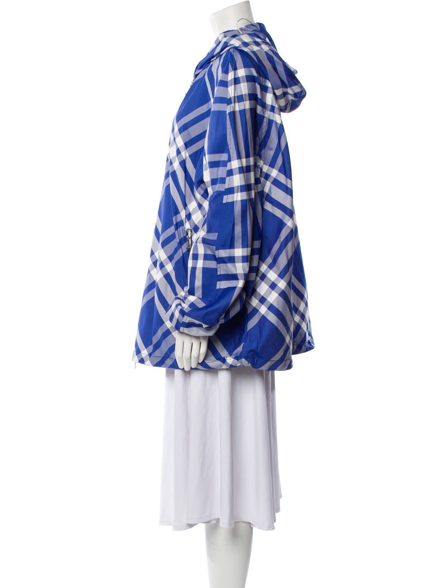 Burberry Plaid Print Jacket w/ Tags