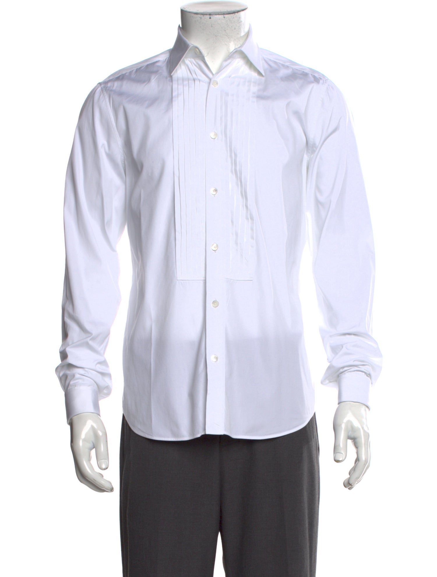 Burberry Prorsum Long Sleeve Tuxedo Shirt