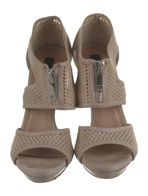 Burberry Prorsum Mesh Slingback Sandals