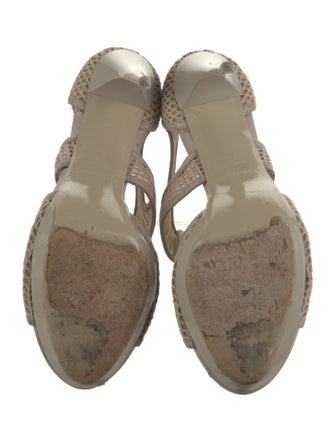 Burberry Prorsum Mesh Slingback Sandals