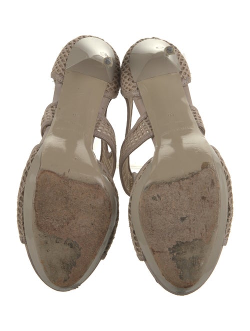 Burberry Prorsum Mesh Slingback Sandals