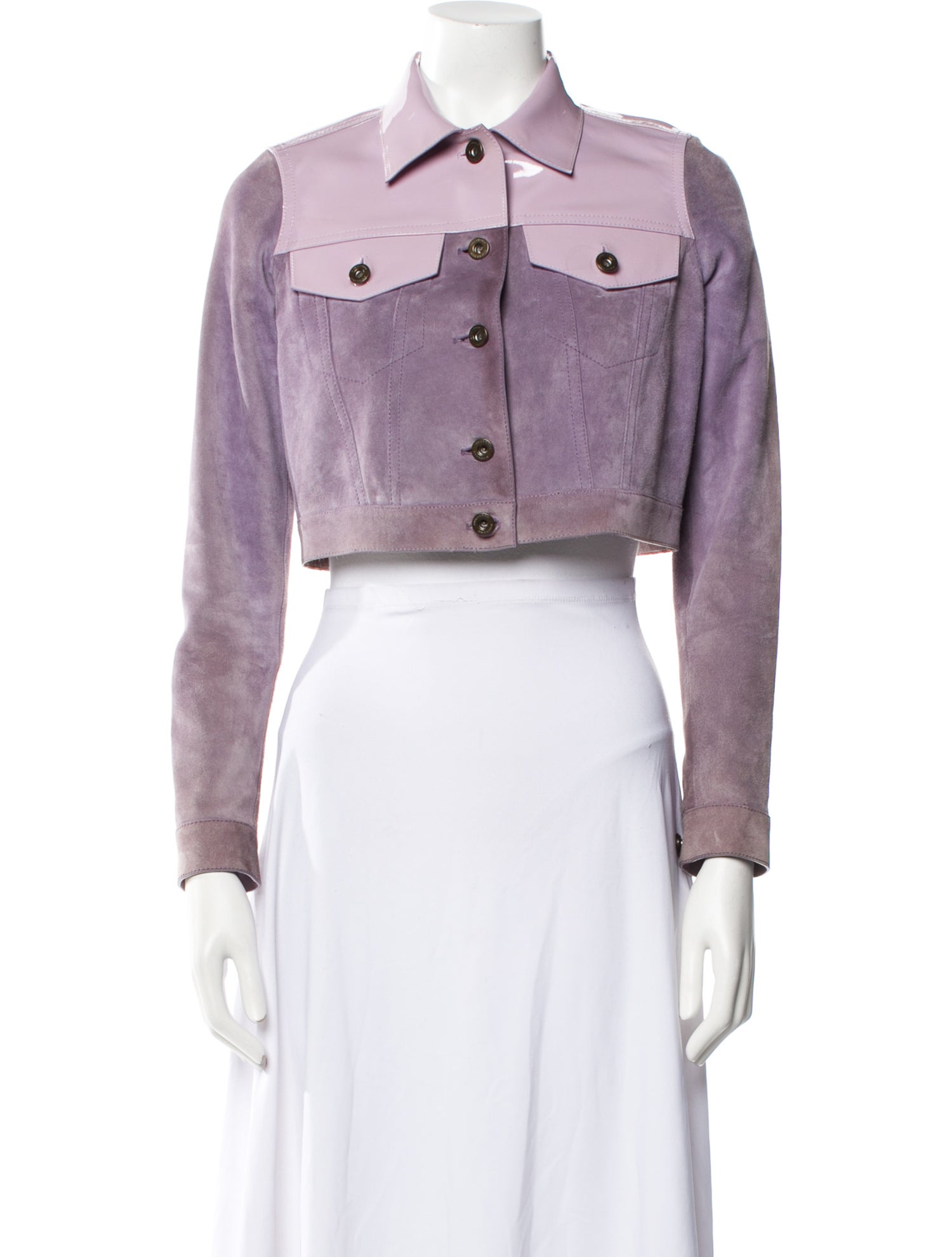 Burberry Prorsum Leather Denim Jacket