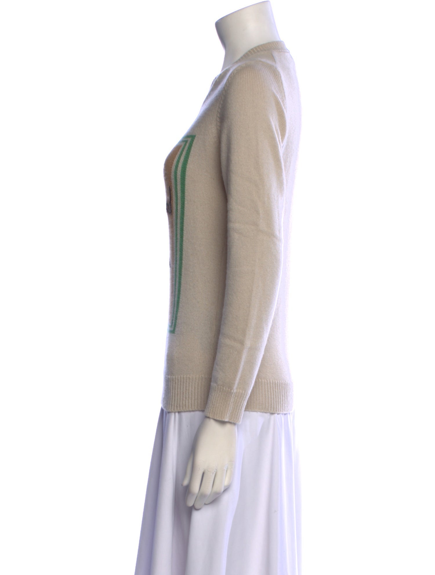 Burberry Prorsum Cashmere Graphic Print Sweater