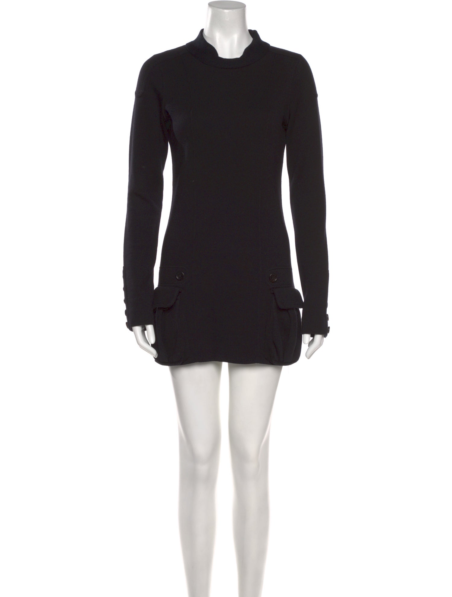 Burberry Prorsum Merino Wool Mini Dress